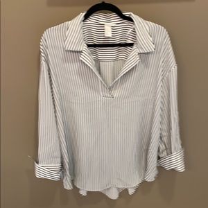 NWOT H&M oversized blouse M